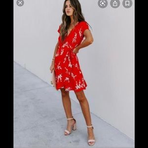 COTTON ON Floral wrap dress